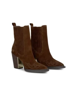 Alma en Pena Botines De Tacón|BOTÍN COWBOY CON BORDADOS