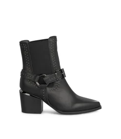 Alma en Pena Botines De Tacón|BOTÍN TACÓN TACHAS CON ELÁSTICO