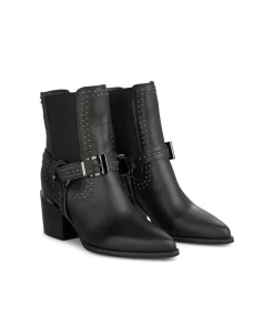 Alma en Pena Botines De Tacón|BOTÍN TACÓN TACHAS CON ELÁSTICO