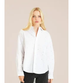 Alma en Pena Camisas|CAMISA CON DETALLES DE PEDRERÍA