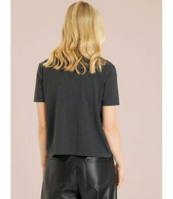 Alma en Pena Camisas|CAMISETA CON CUELLO PEDRERÍA