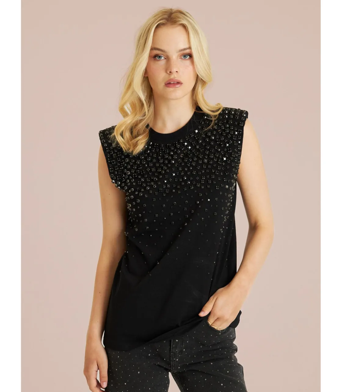 Alma en Pena Camisas|CAMISETA CUELLO PEDRERÍA