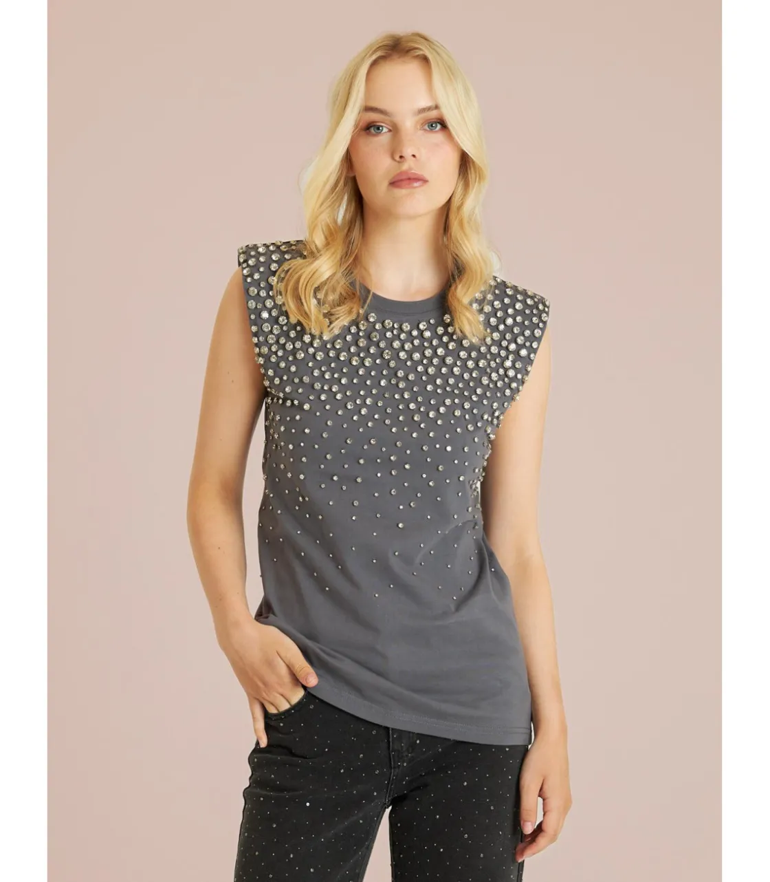Alma en Pena Camisas|CAMISETA CUELLO PEDRERÍA