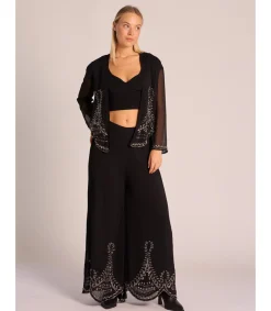 Alma en Pena Chaquetas|CHAQUETA CON ABALORIOS