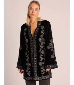 Alma en Pena Chaquetas|KIMONO BORDADO HILO METALIZADO