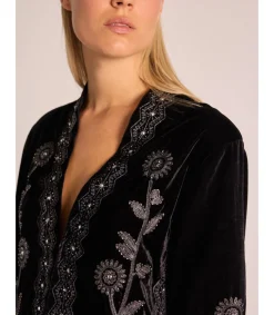 Alma en Pena Chaquetas|KIMONO BORDADO HILO METALIZADO