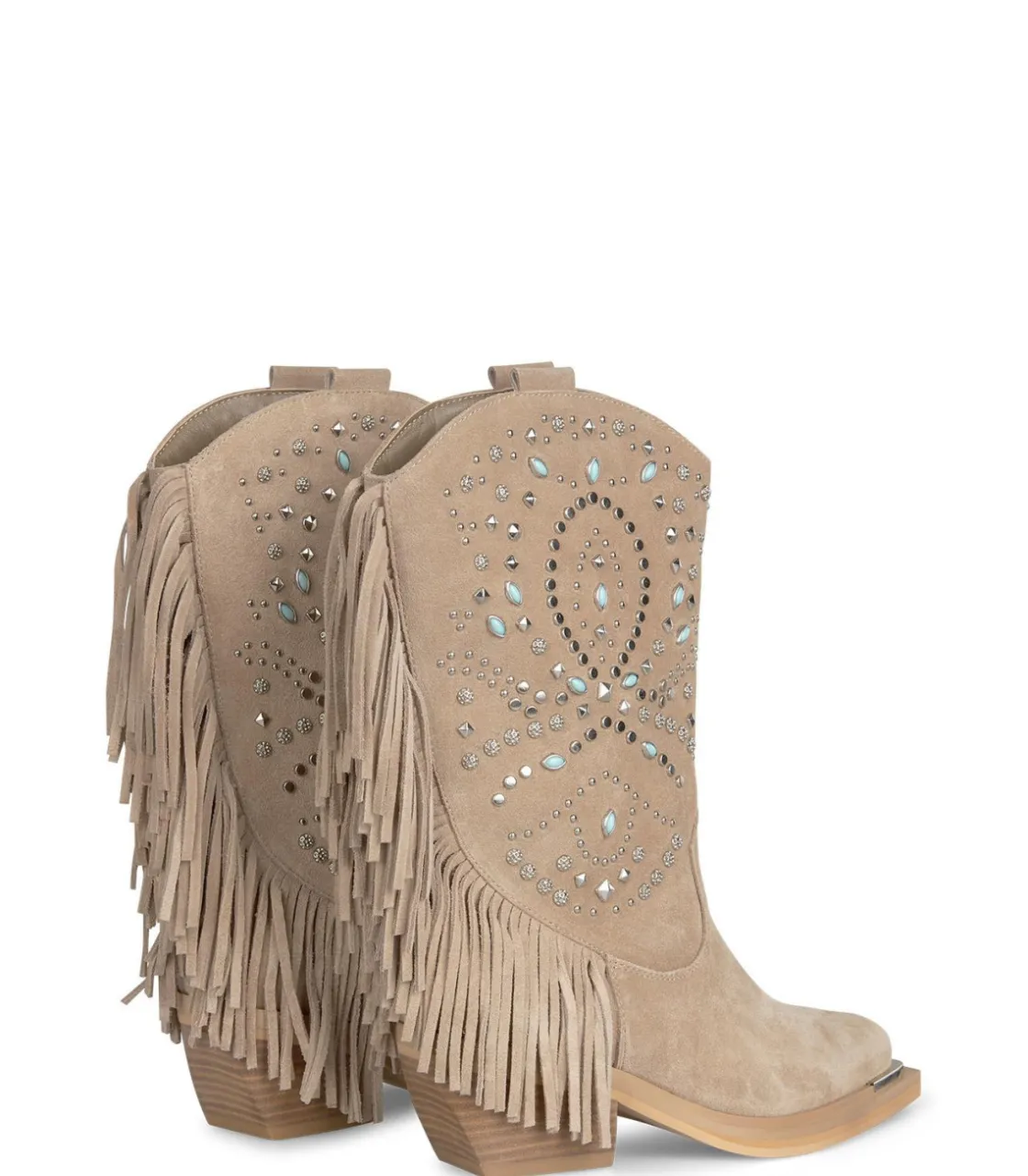 Alma en Pena Botas Planas|MEDIA BOTA CON TACHAS