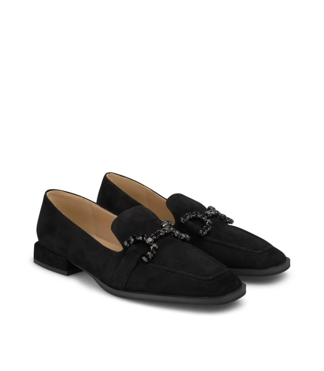 Alma en Pena Zapatos Planos|MOCASÍN CON HEBILLAS PEDRERÍA