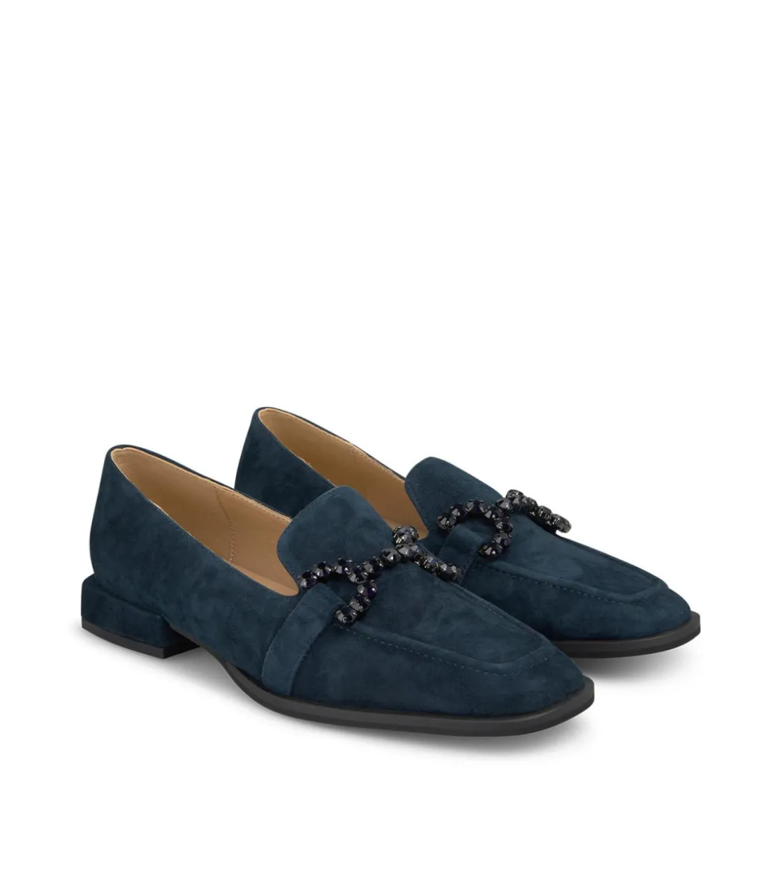 Alma en Pena Zapatos Planos|MOCASÍN CON HEBILLAS PEDRERÍA