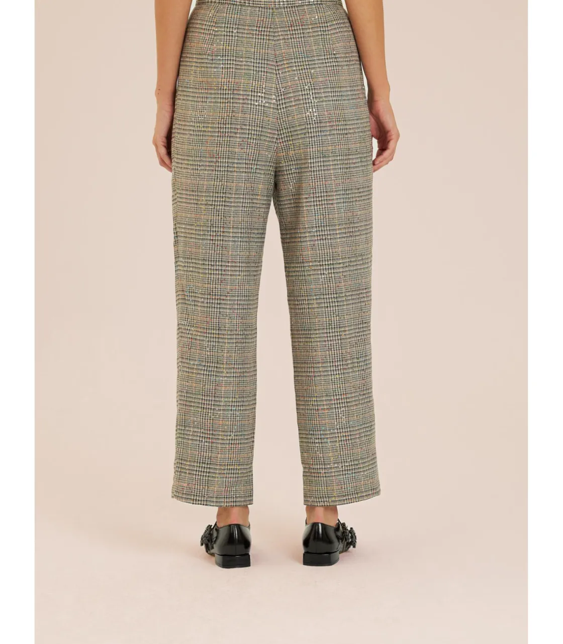 Alma en Pena Pantalones|PANTALÓN CUADROS CON LENTEJUELAS