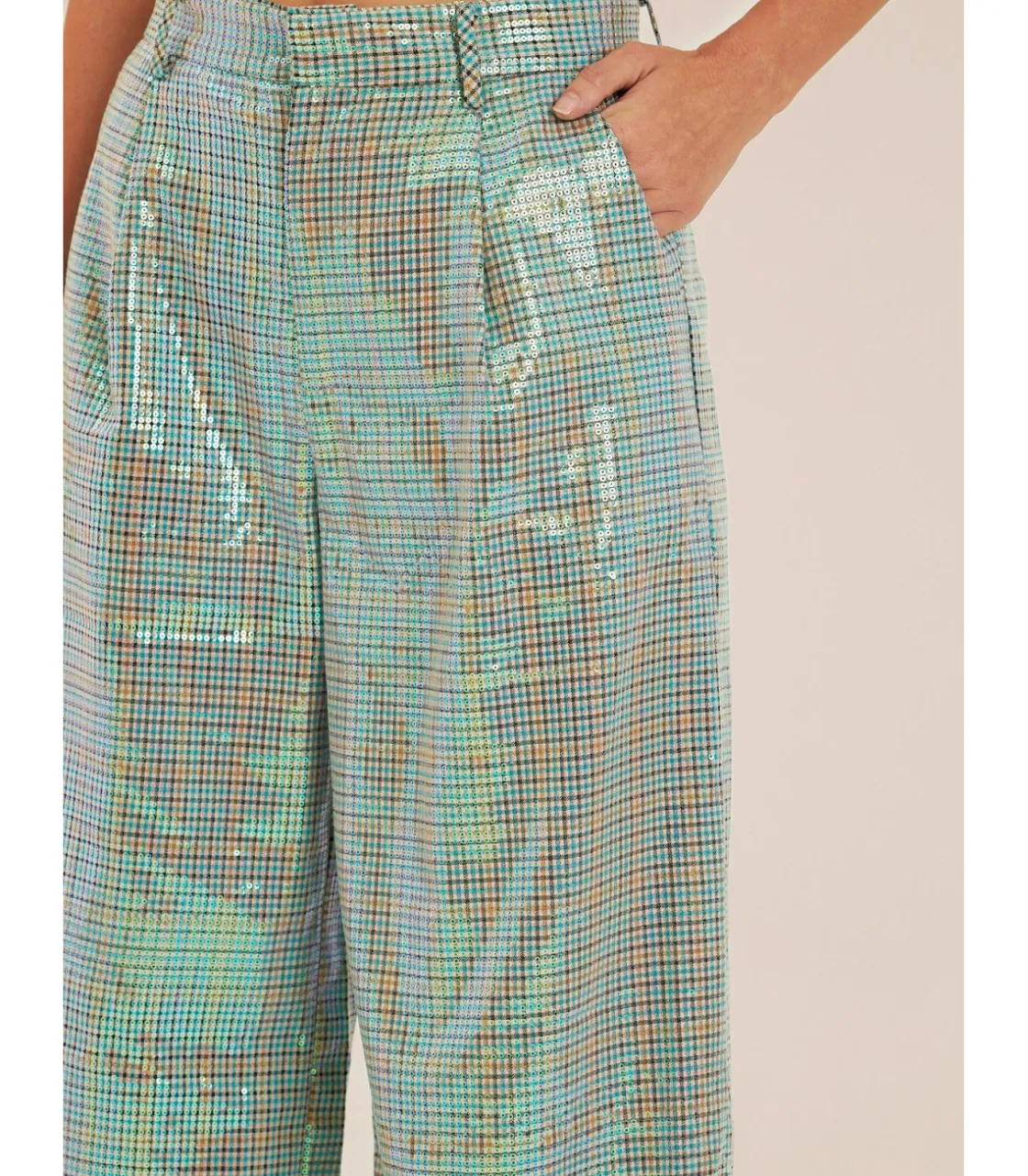 Alma en Pena Pantalones|PANTALÓN LARGO RECTO LENTEJUELAS