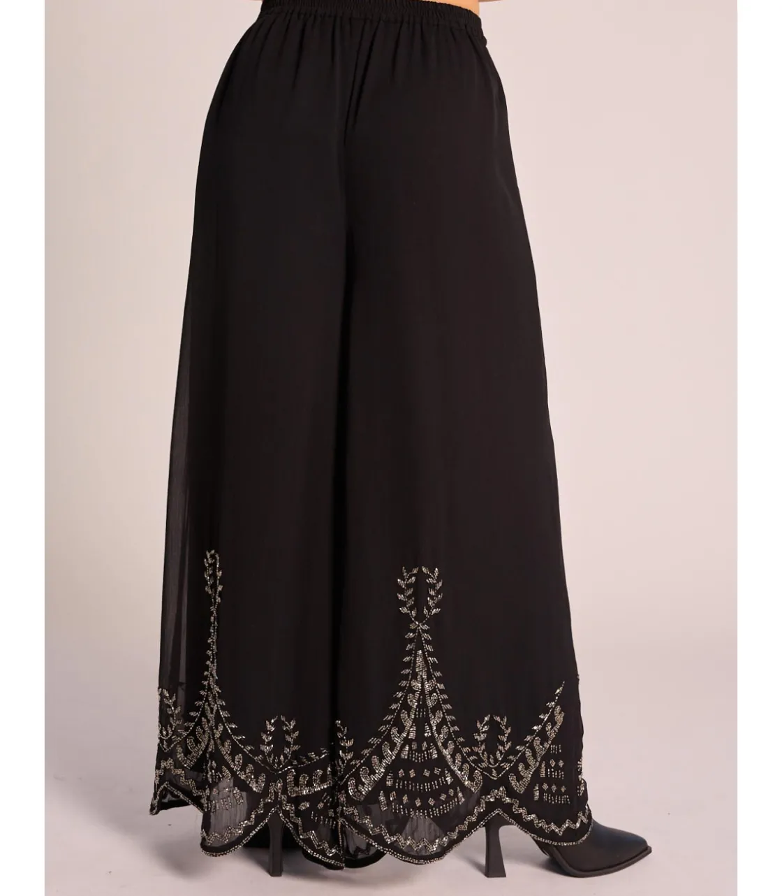 Alma en Pena Pantalones|PANTALÓN RECTO HILO METALIZADO