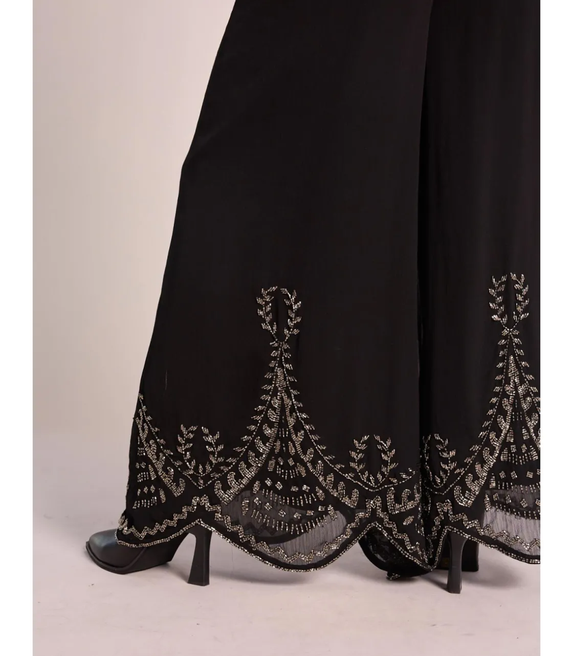 Alma en Pena Pantalones|PANTALÓN RECTO HILO METALIZADO