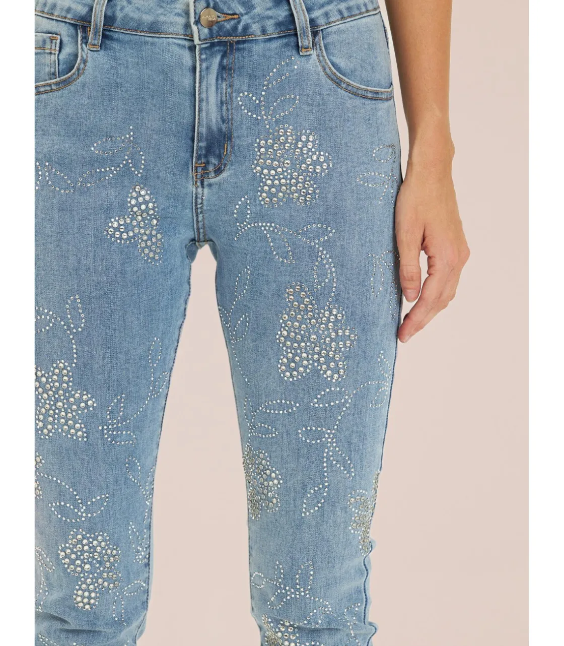 Alma en Pena Pantalones|PANTALÓN VAQUERO AJUSTADO