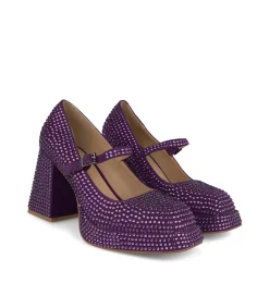 Alma en Pena Zapatos De Tacón|SANDALIA PEDRERÍA PUNTA CUADRADA