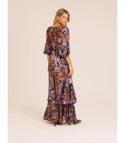 Alma en Pena Vestidos Largos|VESTIDO ESTAMPADO CUT OUT