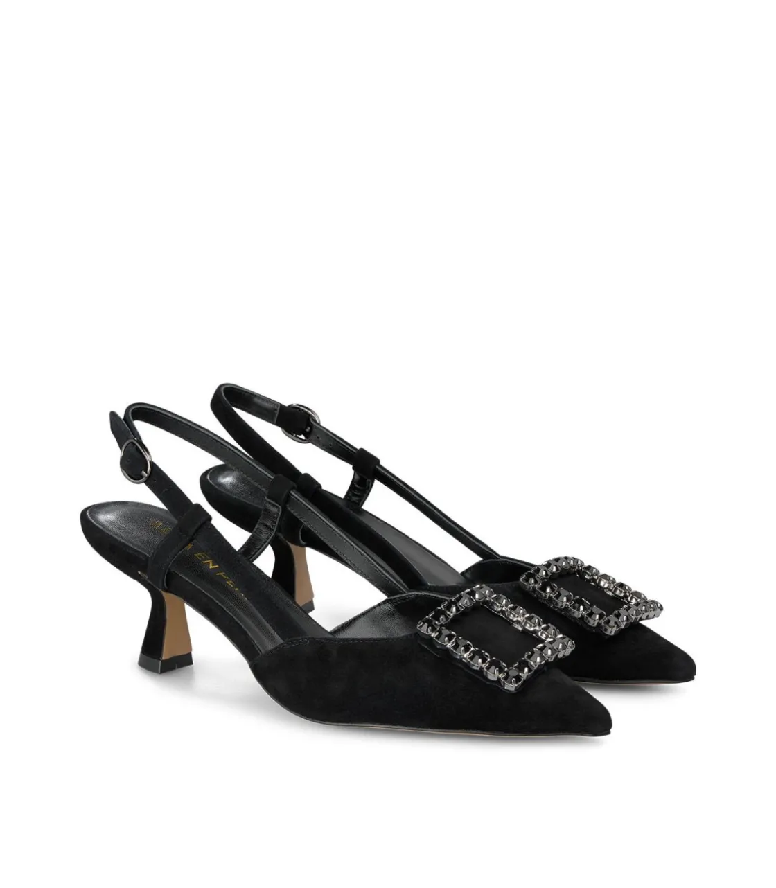 Alma en Pena Zapatos De Tacón|ZAPATO BROCHE CUADRADO