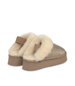 Alma en Pena Zapatos Planos|ZAPATO DE PELO CON PEDRERÍA