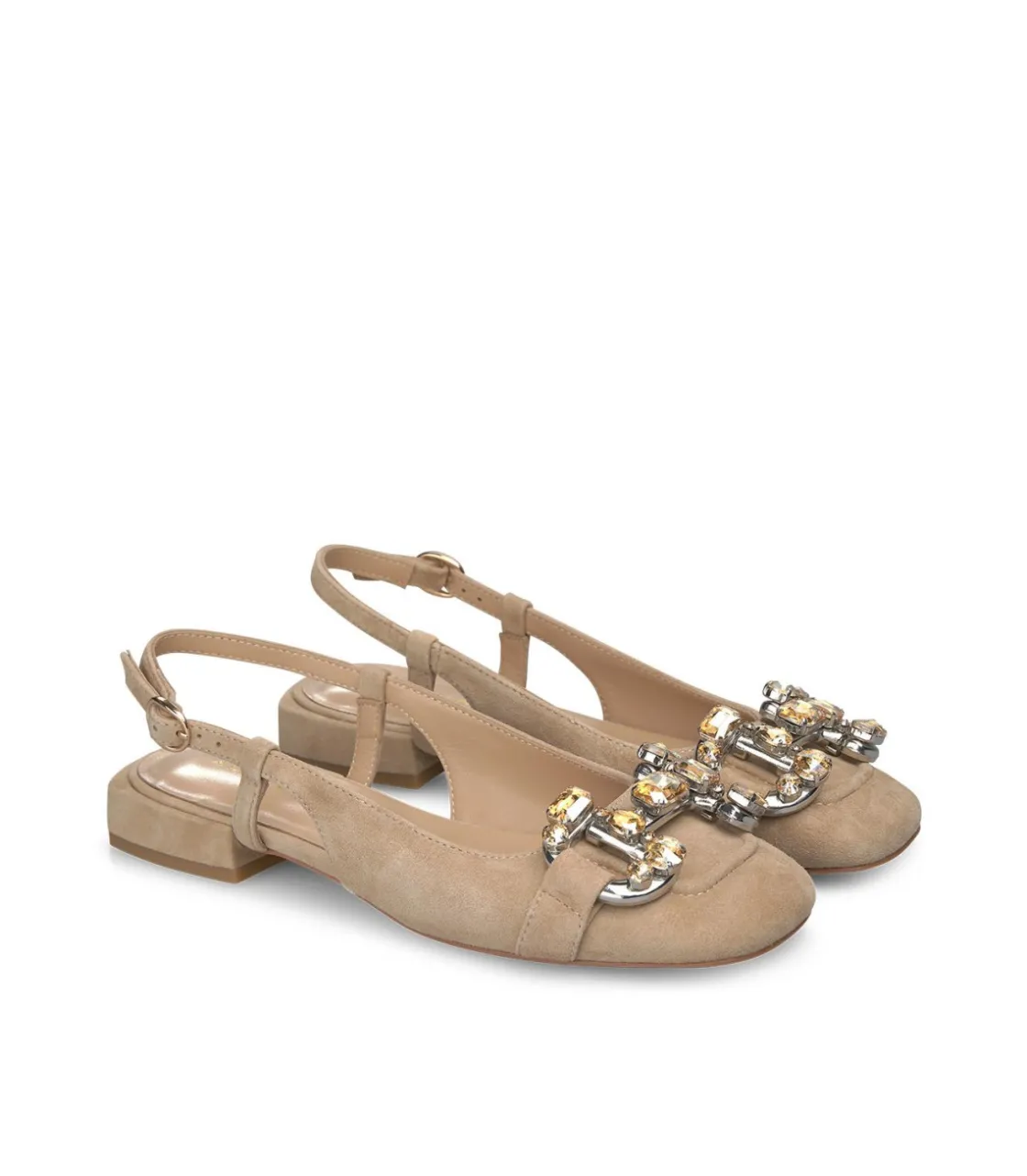 Alma en Pena Zapatos Planos|ZAPATO HEBILLA PEDRERÍA