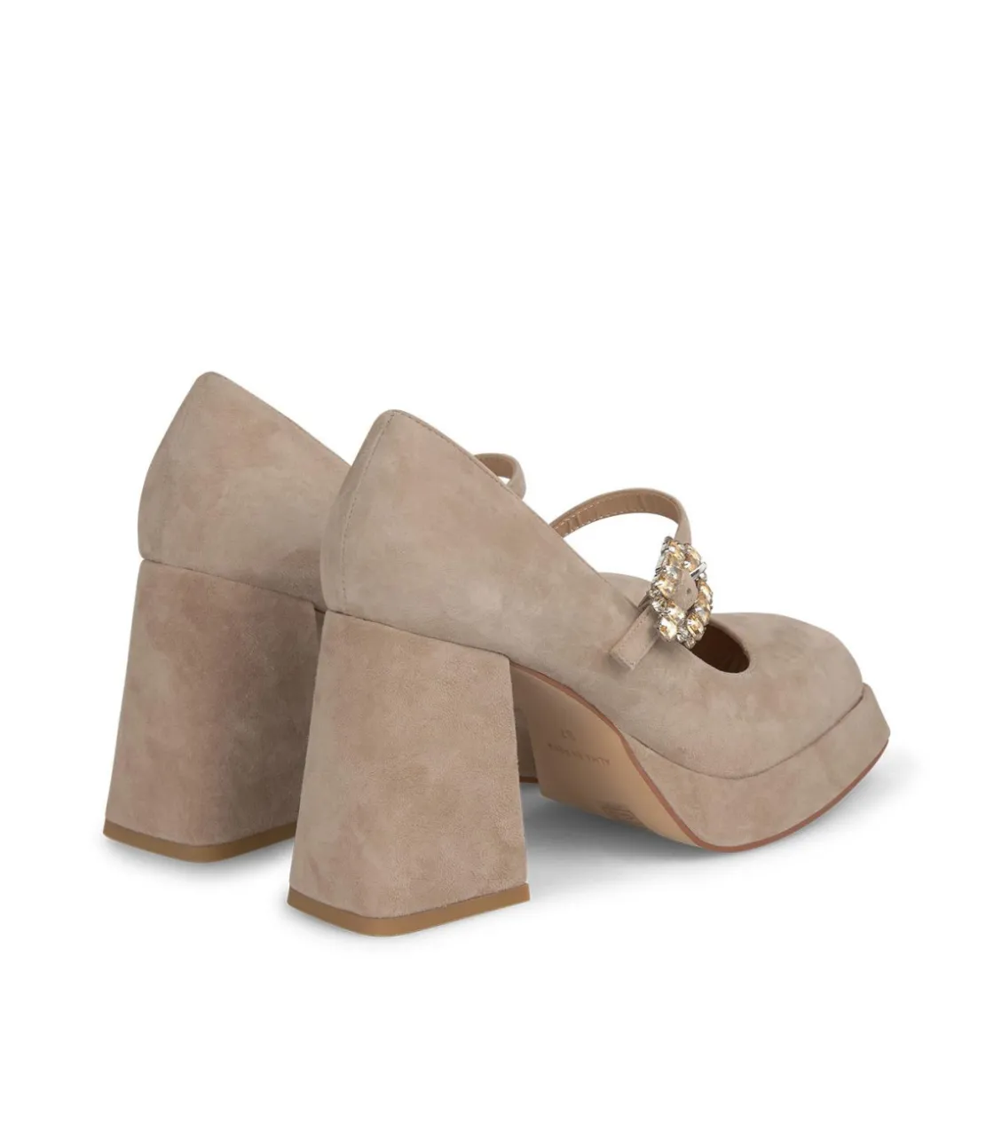 Alma en Pena Zapatos De Tacón|ZAPATO PLATAFORMA HEBILLA PEDRERÍA