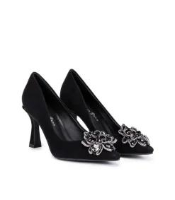 Alma en Pena Zapatos De Tacón|ZAPATO TACÓN ADORNO FLOR