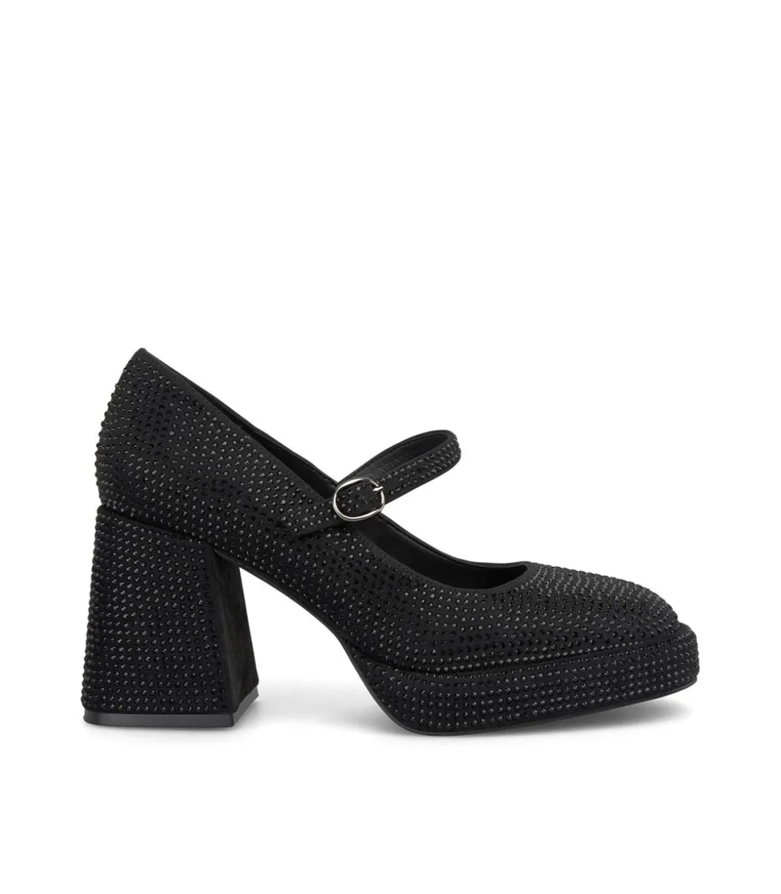 Alma en Pena Zapatos De Tacón|ZAPATO TACÓN BLOQUE PEDRERÍA