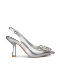 Alma en Pena Zapatos De Tacón|ZAPATO TACÓN BROCHE CIRCULAR