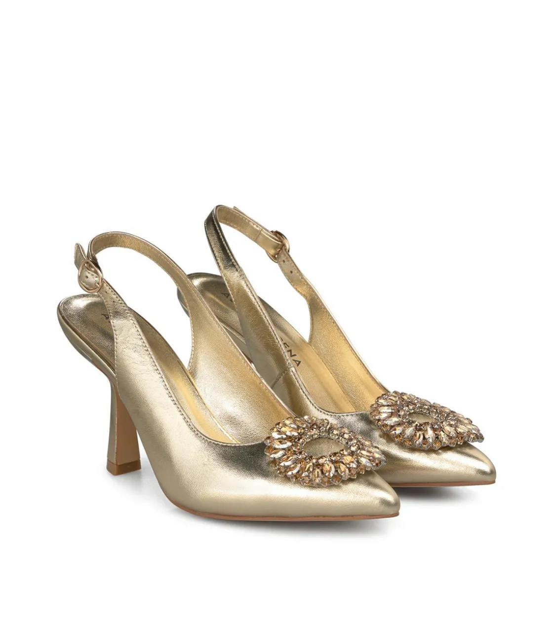Alma en Pena Zapatos De Tacón|ZAPATO TACÓN BROCHE CIRCULAR
