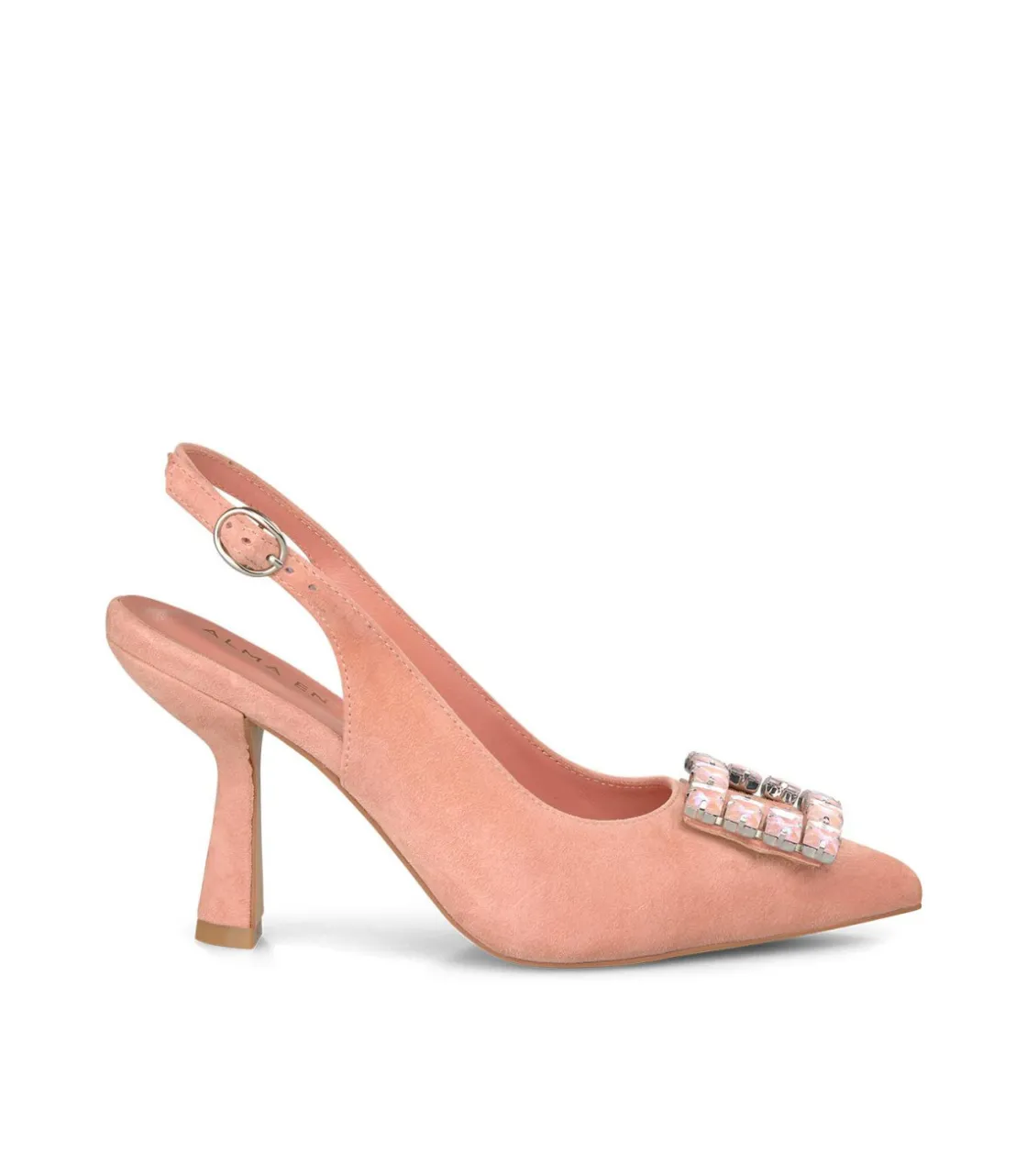 Alma en Pena Zapatos De Tacón|ZAPATO TACÓN BROCHE CUADRADO