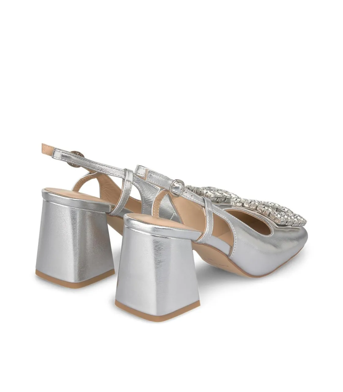 Alma en Pena Zapatos De Tacón|ZAPATO TACÓN CUADRADO BROCHE