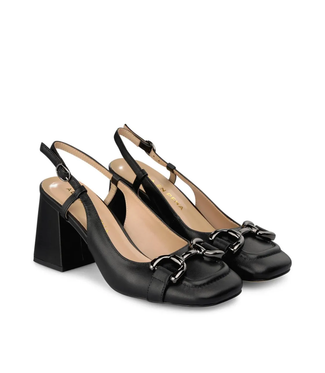 Alma en Pena Zapatos De Tacón|ZAPATO TACÓN CUADRADO HEBILLA