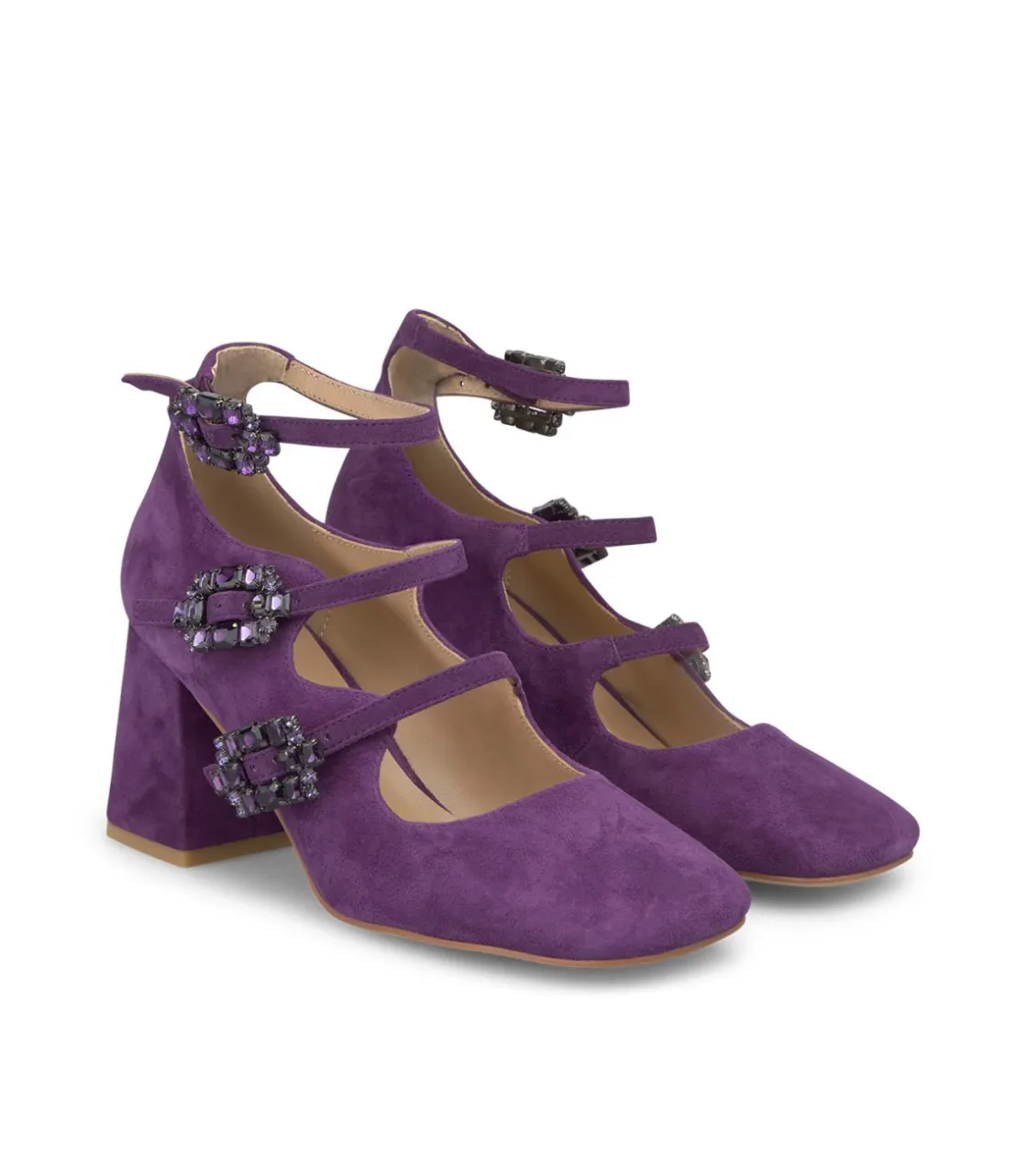 Alma en Pena Zapatos De Tacón|ZAPATO TACÓN TRES HEBILLAS