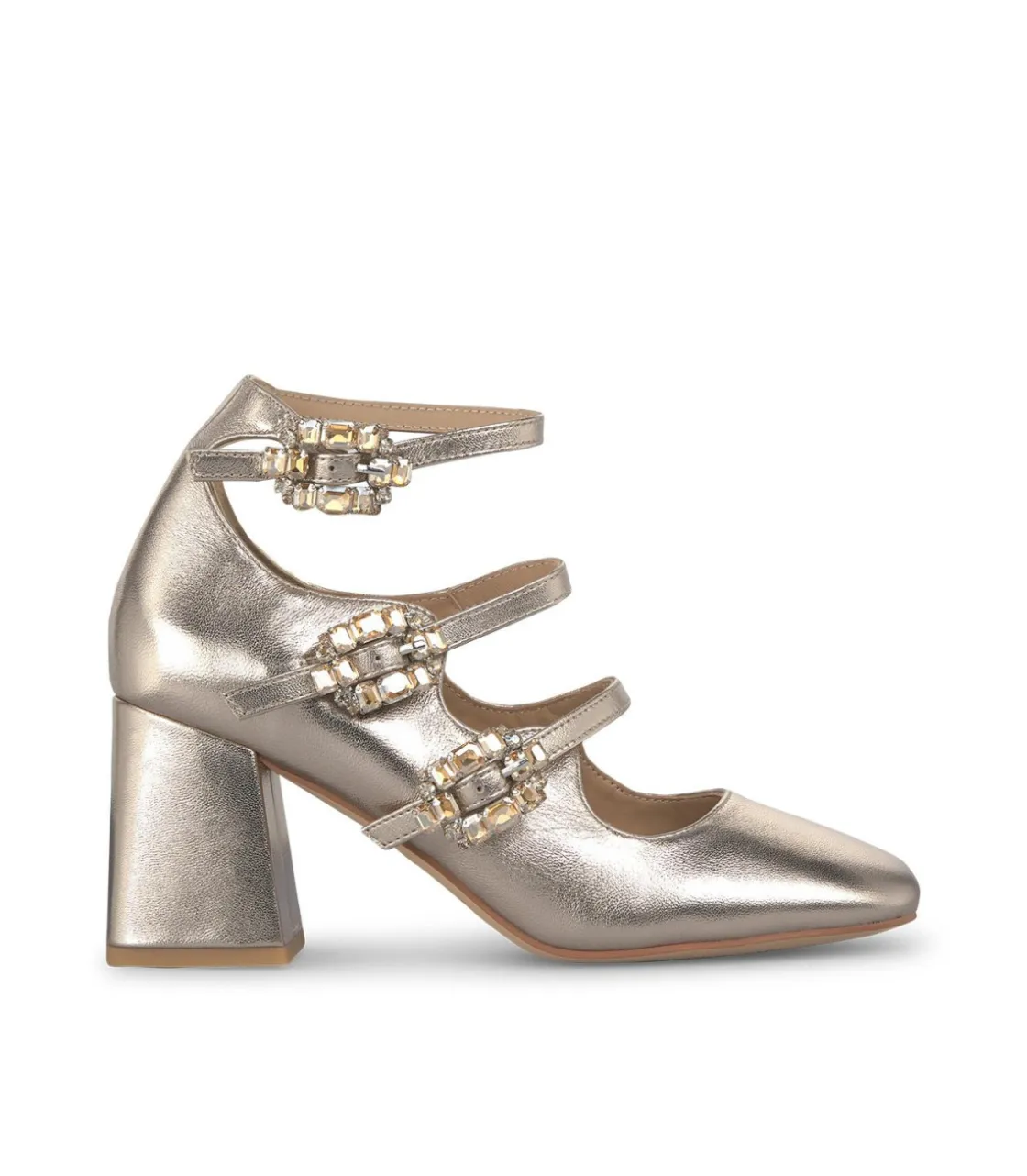 Alma en Pena Zapatos De Tacón|ZAPATO TACÓN TRES HEBILLAS